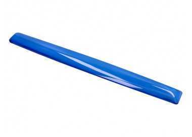 Reposamuñecas q-connect de gel para teclado color azul 525x58x17 mm