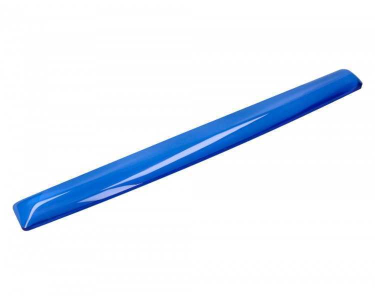 Reposamuñecas q-connect de gel para teclado color azul 525x58x17 mm