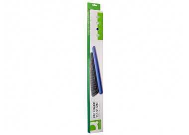 Reposamuñecas q-connect de gel para teclado color azul 525x58x17 mm