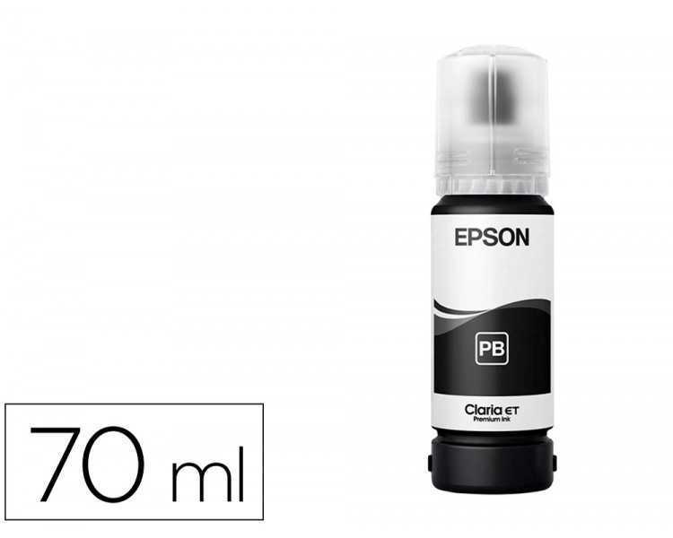 Tinta epson t114 eco tank et-8500 / 8550 negro photo botella 70 ml