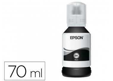 Tinta epson t114 eco tank et-8500 / 8550 negro botella 70 ml