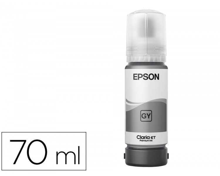Tinta epson t114 eco tank et-8500 / 8550 gris botella 70 ml