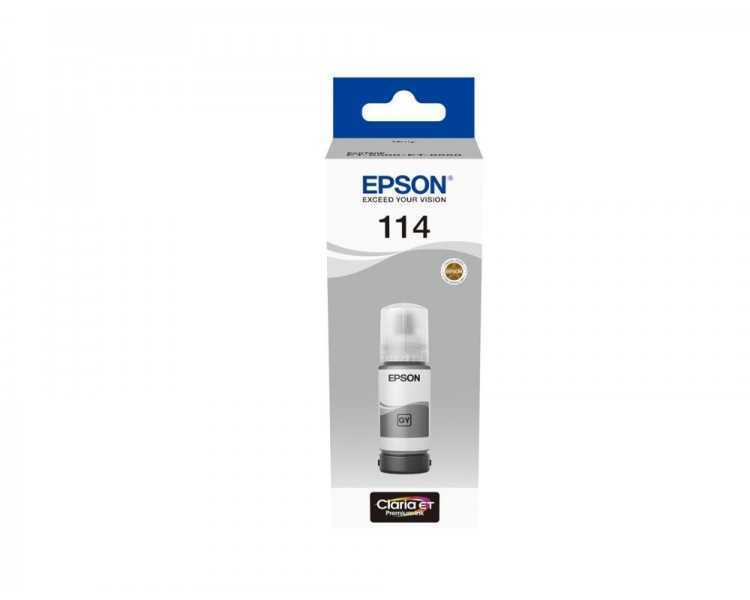 Tinta epson t114 eco tank et-8500 / 8550 gris botella 70 ml