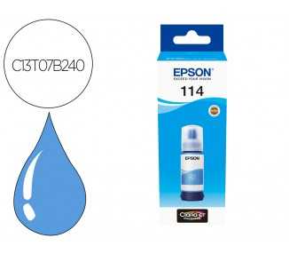Tinta epson t114 eco tank et-8500 / 8550 cian botella 70 ml