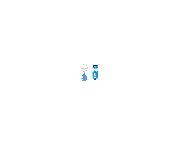 Tinta epson t114 eco tank et-8500 / 8550 cian botella 70 ml