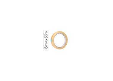 Cinta adhesiva q-connect transparente 66 mt x 15 mm