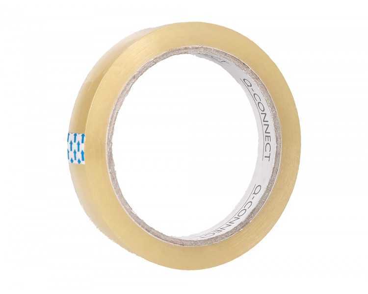 Cinta adhesiva q-connect transparente 66 mt x 15 mm