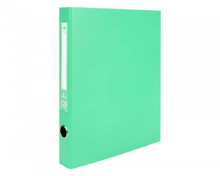 Modulo liderpapel 3 archivadores folio 2 anillas mecanismo de palanca 52mm verde pastel