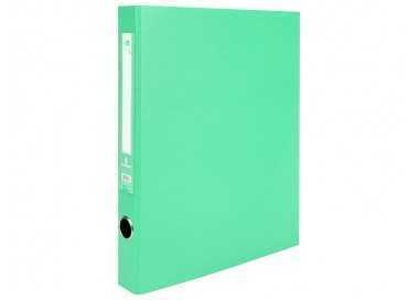 Modulo liderpapel 3 archivadores folio 2 anillas mecanismo de palanca 52mm verde pastel Modulo liderpapel 3 archivadores folio 2 anillas mecanismo de palanca 52mm verde pastel