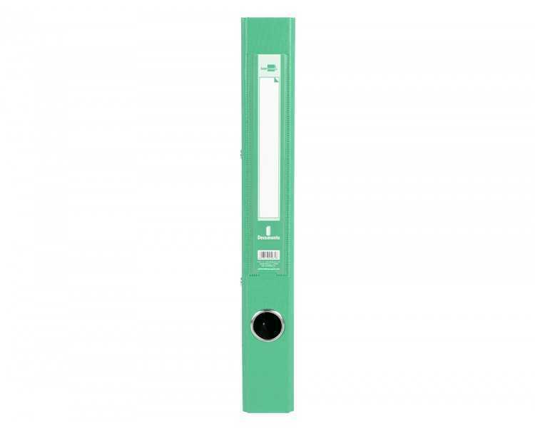 Modulo liderpapel 3 archivadores folio 2 anillas mecanismo de palanca 52mm verde pastel