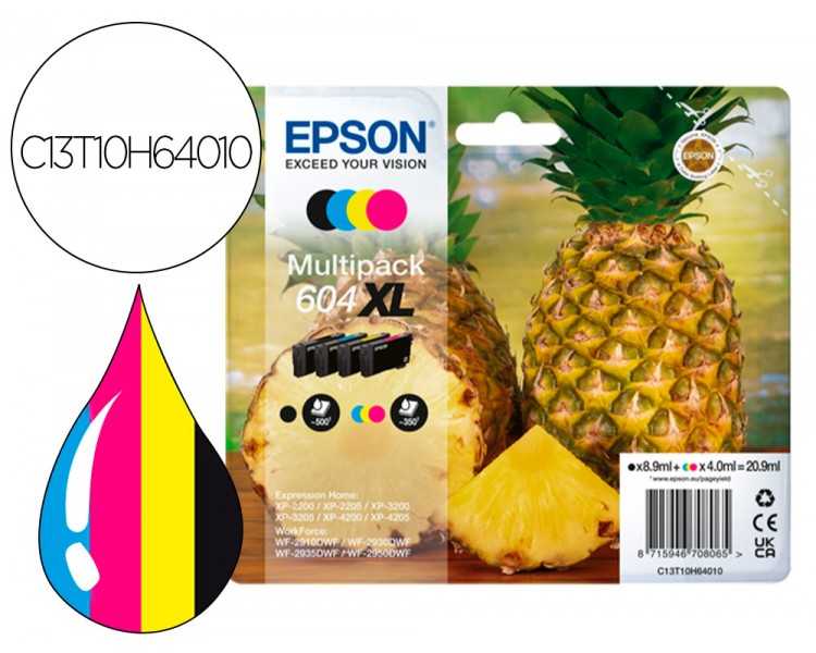 Ink-jet epson 604xl expression home xp-2200 / 2205 / 3200 / 3205 / 4200 / 4205 / wf-2910 series pack de