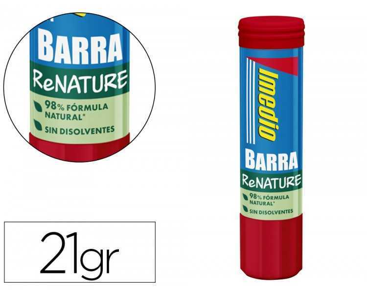 Pegamento imedio en barra renature sin disolventes 21 gr