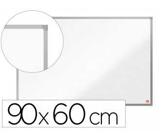 Pizarra blanca nobo essence acero lacado 900x600 mm