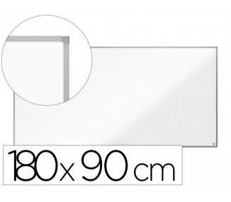 Pizarra blanca nobo essence acero lacado 1800x900 mm