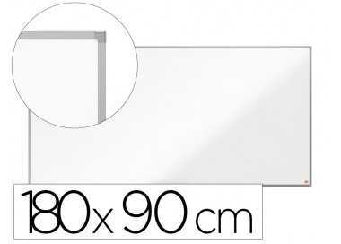 Pizarra blanca nobo essence acero lacado 1800x900 mm
