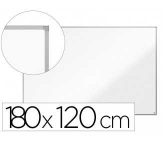 Pizarra blanca nobo essence acero lacado 1800x1200 mm
