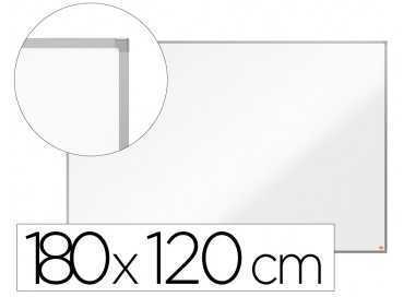 Pizarra blanca nobo essence acero lacado 1800x1200 mm