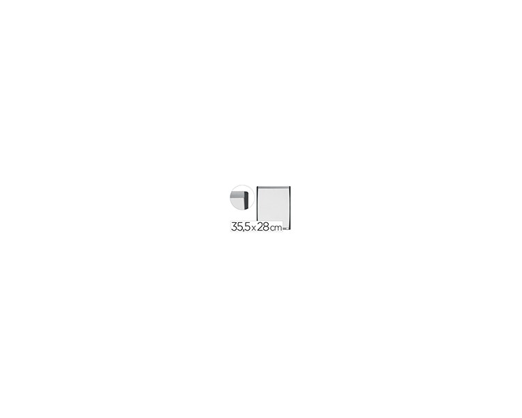 Pizarra blanca nobo magnetica marco arqueado 355x280 mm