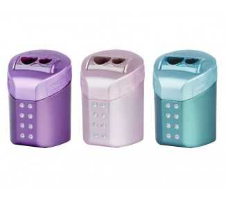 Sacapuntas faber castell doble roll on sparkle