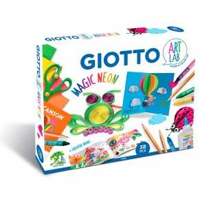 Set creativo giotto art lab magic neon