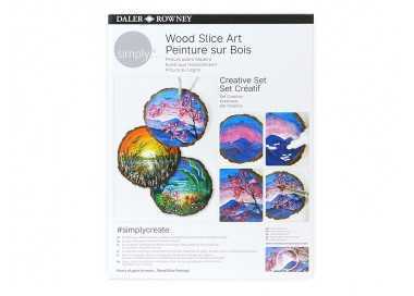 Set de pintura daler rowney simply creativo pintura madera