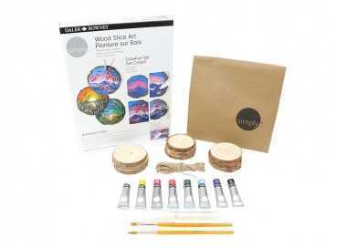 Set de pintura daler rowney simply creativo pintura madera