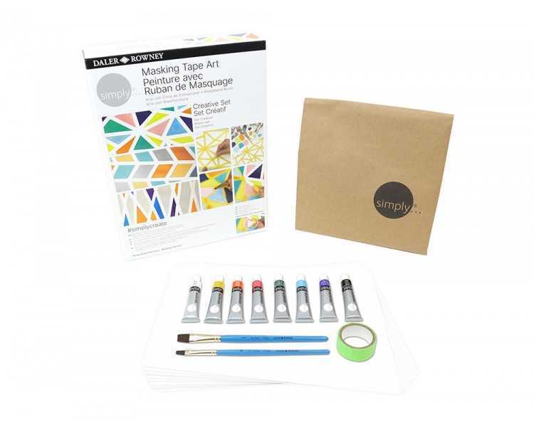 Set de pintura daler rowney simply creativo masking