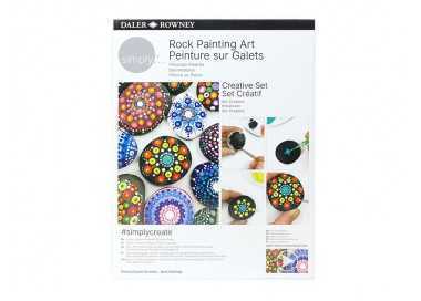 Set de pintura daler rowney simply creativo rock