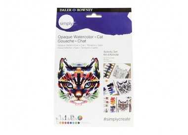 Set pintura gouache daler rowney simply activity