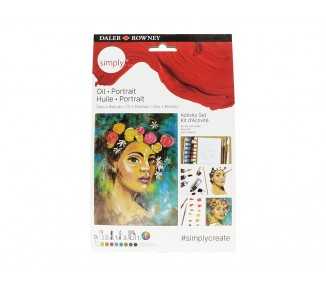 Set pintura oleo daler rowney simply activity