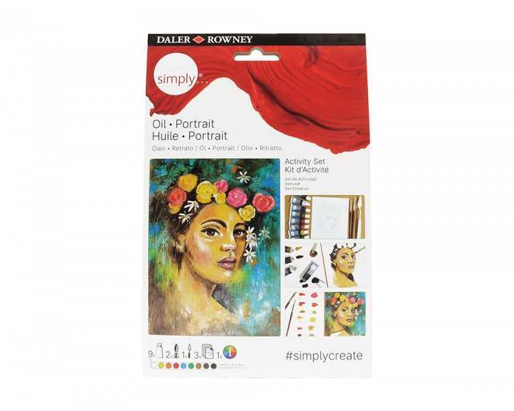 Set pintura oleo daler rowney simply activity
