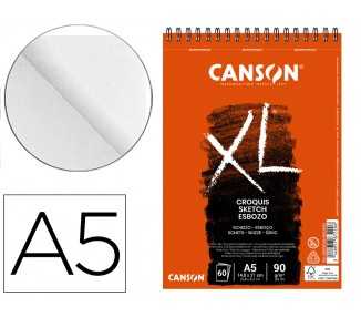 Bloc dibujo croquis din a5 microperforado 14,8x21 cm 60 hojas grano fino 90 gr/m2