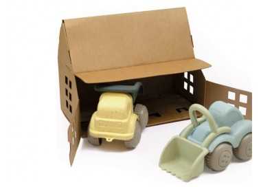 Juego vikingtoys volquete y excavadora eco-bio