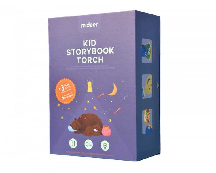 Juego mideer antorcha kids storibook con 12 cuentos