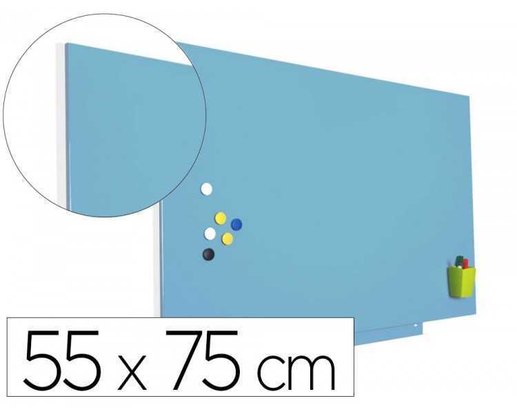 Pizarra rocada lacada magnetica 55x75 cm color azul