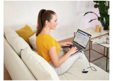 Lector de tarjetas inteligentes trust ceto sin contacto usb-a color negro