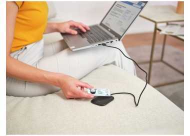 Lector de tarjetas inteligentes trust ceto sin contacto usb-a color negro