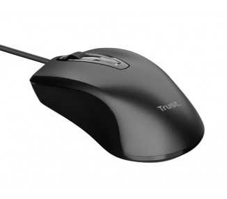 Raton trust basic optico 4 botones 1200 dpi usb 2.0 color negro