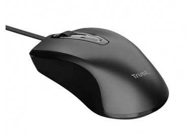 Raton trust basic optico 4 botones 1200 dpi usb 2.0 color negro