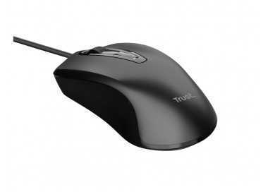 Raton trust basic optico 4 botones 1200 dpi usb 2.0 color negro