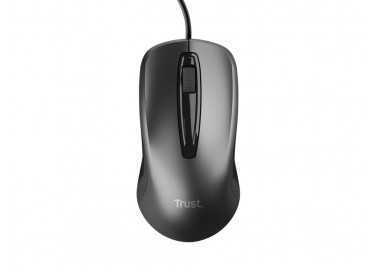 Raton trust basic optico 4 botones 1200 dpi usb 2.0 color negro
