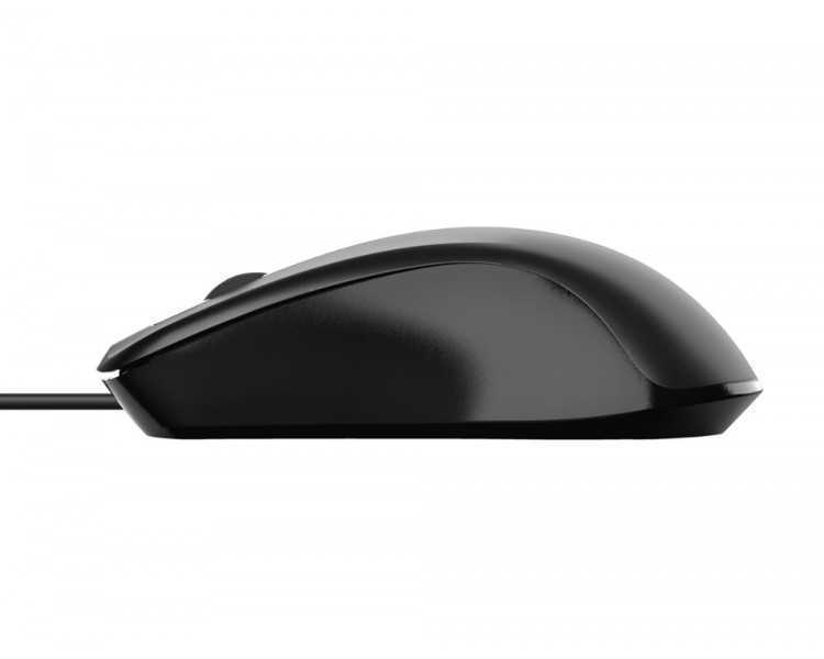 Raton trust basic optico 4 botones 1200 dpi usb 2.0 color negro