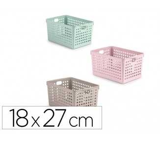 Cesta ordenacion plastiforte atlas nº 2 180x270 mm colores surtidos