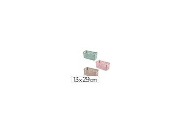 Cesta ordenacion plastiforte atlas nº 1 130x290 mm colores surtidos