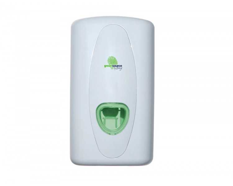 Dispensador toallas secamanos bunzl greensource mini fabricado en abs color blanco