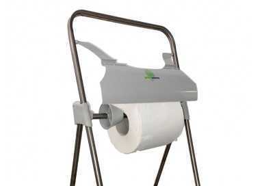 Portabobina buznl greensource tripode suelo abs reciclado con sierra de corte para bobinas papel celulosa