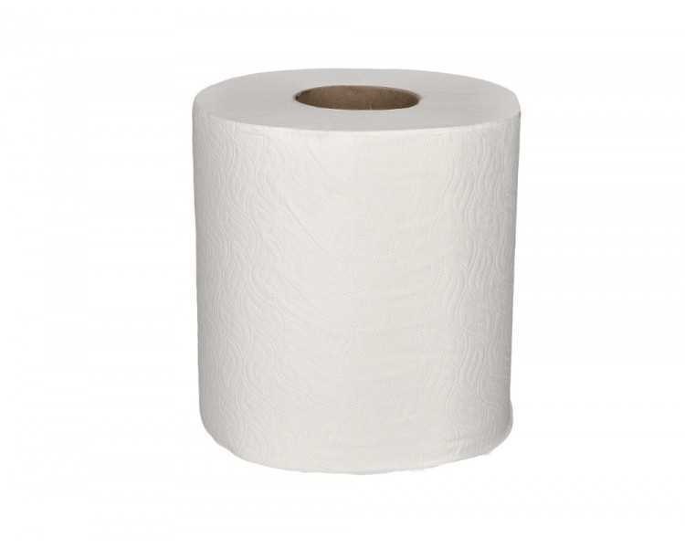 Papel secamanos bunzl greensource 2 capas celulosa blanca 200 mm x 150 mt paquete de 6 rollos