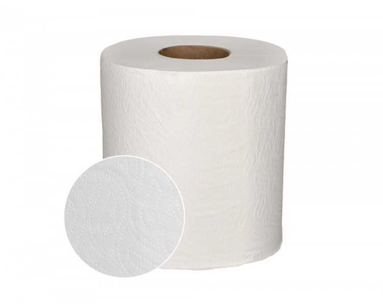 Papel secamanos bunzl greensource 2 capas celulosa blanca 200 mm x 150 mt paquete de 6 rollos