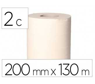 Papel secamanos bunzl greensource 2 capas celulosa blanca 200 mm x 130 mt paquete de 6 rollos