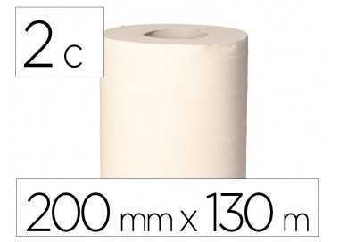 Papel secamanos bunzl greensource 2 capas celulosa blanca 200 mm x 130 mt paquete de 6 rollos